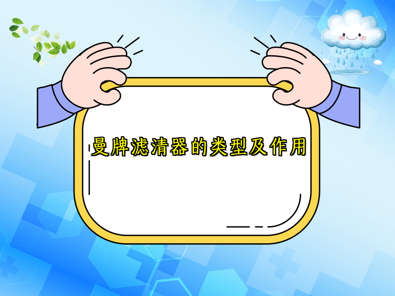 曼牌滤清器的类型及作用